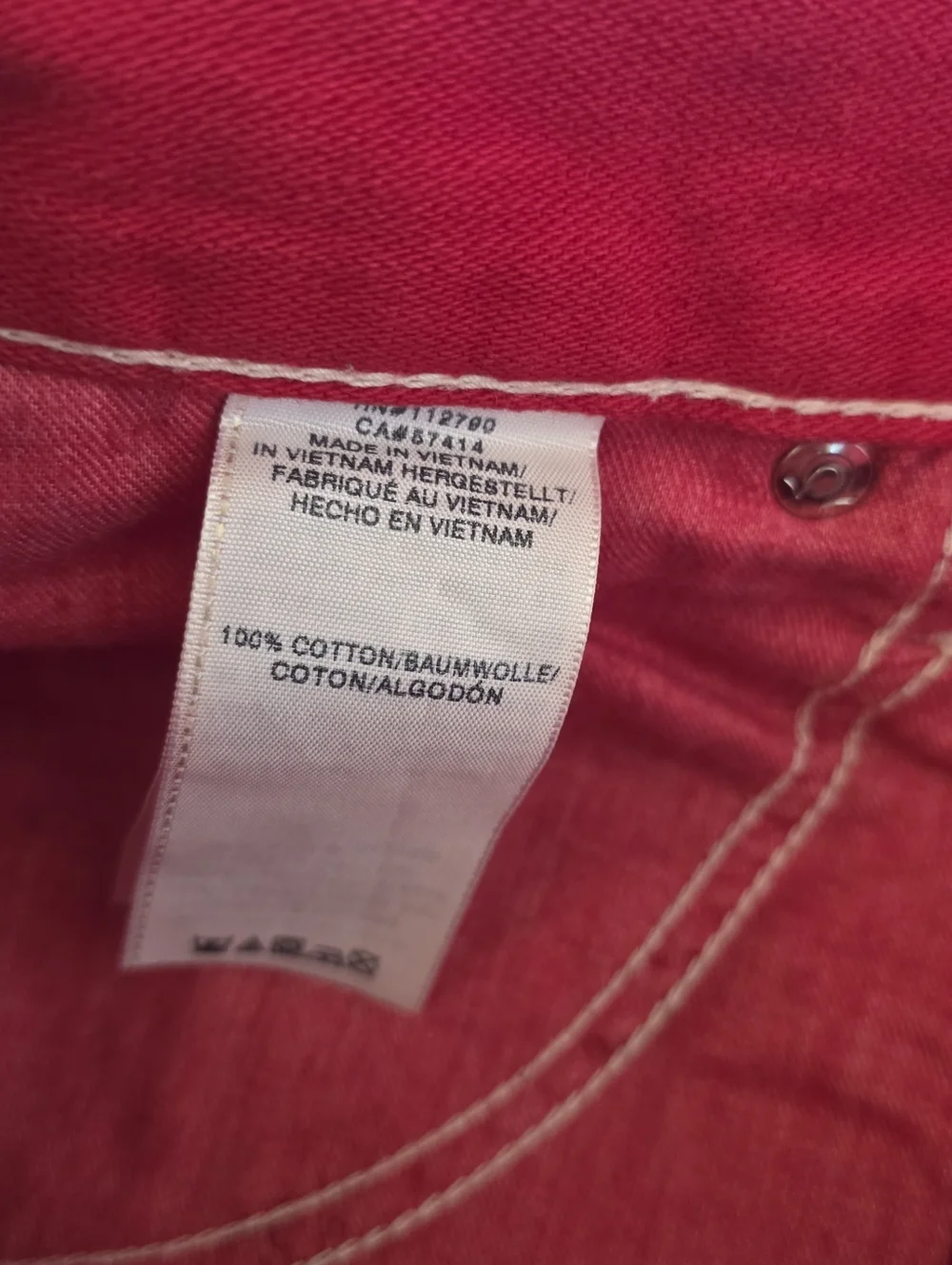 Men TRUE RELIGION red jeans 👖 size 36